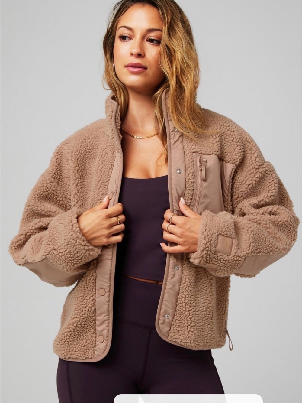 Fabletics Teddy Tahoe Jacket (M)